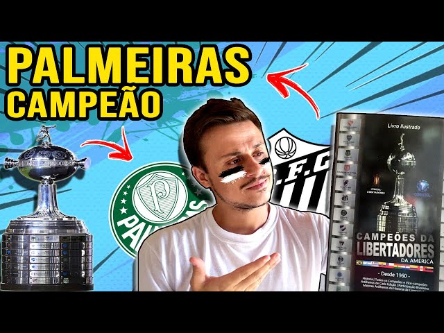 ÁLBUM DA LIBERTADORES COMPLETO - JÁ TEM A FIGURINHA DO CAMPEÃO PALMEIRAS 