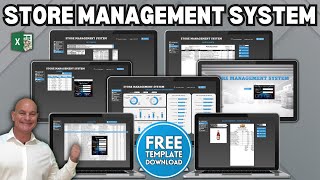 How To Create A Complete Multi-User Store Management System With Barcodes In Excel + FREE TEMPLATE