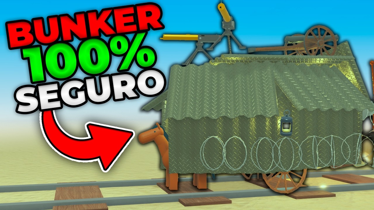 Construí el BUNKER PERFECTO de Rieles Muertos