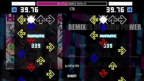 [StepMania] Brain Power (NAOKI & TAG Remix) [CSP 18]