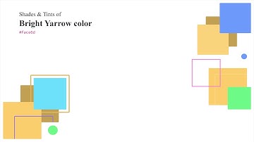 Shades & Tints of Bright Yarrow color #face6d A Warm Yellow color #deb760 #c2a054 #fad37d #fbd88d