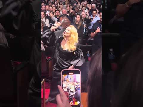 Adele performing When