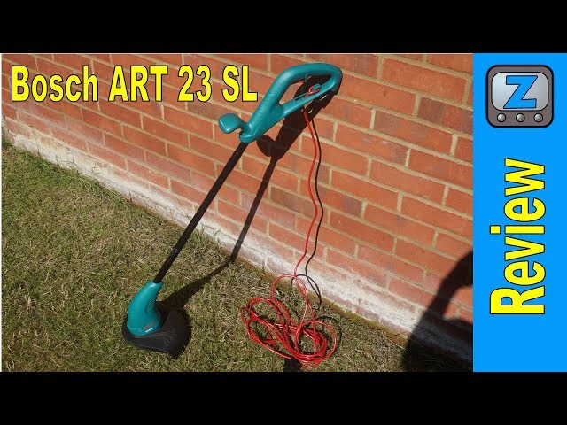 Bosch ART 23 SL Strimmer Trimmer Review and Demo - YouTube