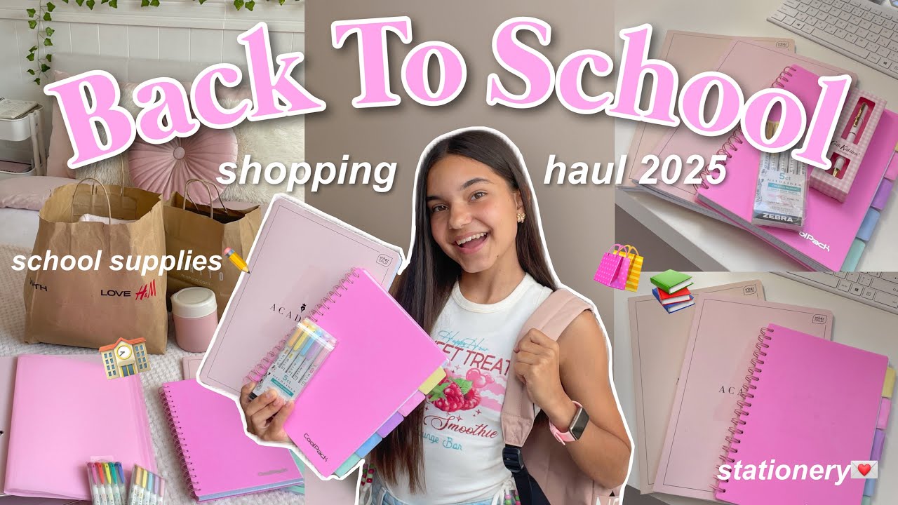 BACK TO SCHOOL SHOPPING 2025 / zakupy szkolne & haul🛍️✏️