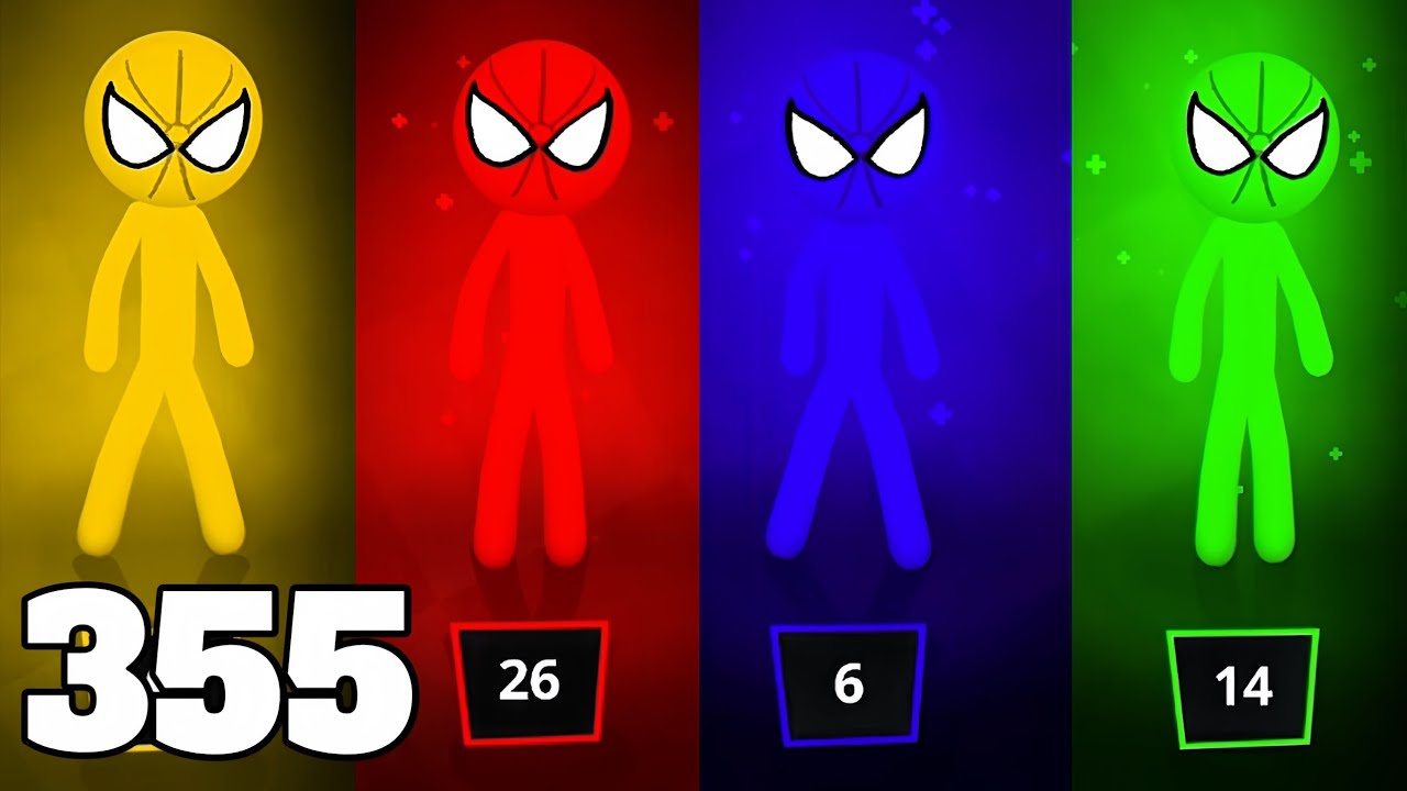 Stickman Party - Tournament Mode 123 4 Player Random - MiniGames Gameplay Part 355