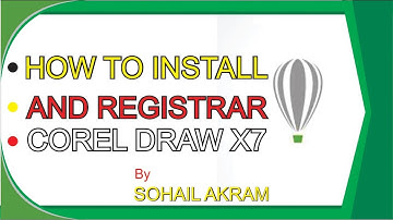 how to install corel draw x7 with keygen crack by sohail akram