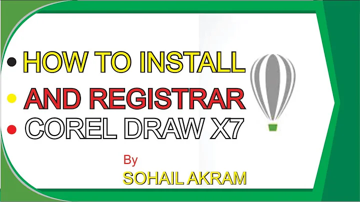 how to install corel draw x7 with keygen crack by sohail akram
