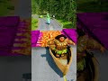 Insane Stunts &amp; Funny Rides VS Bollard Spikes &amp; Lava Madness in BeamNG.drive