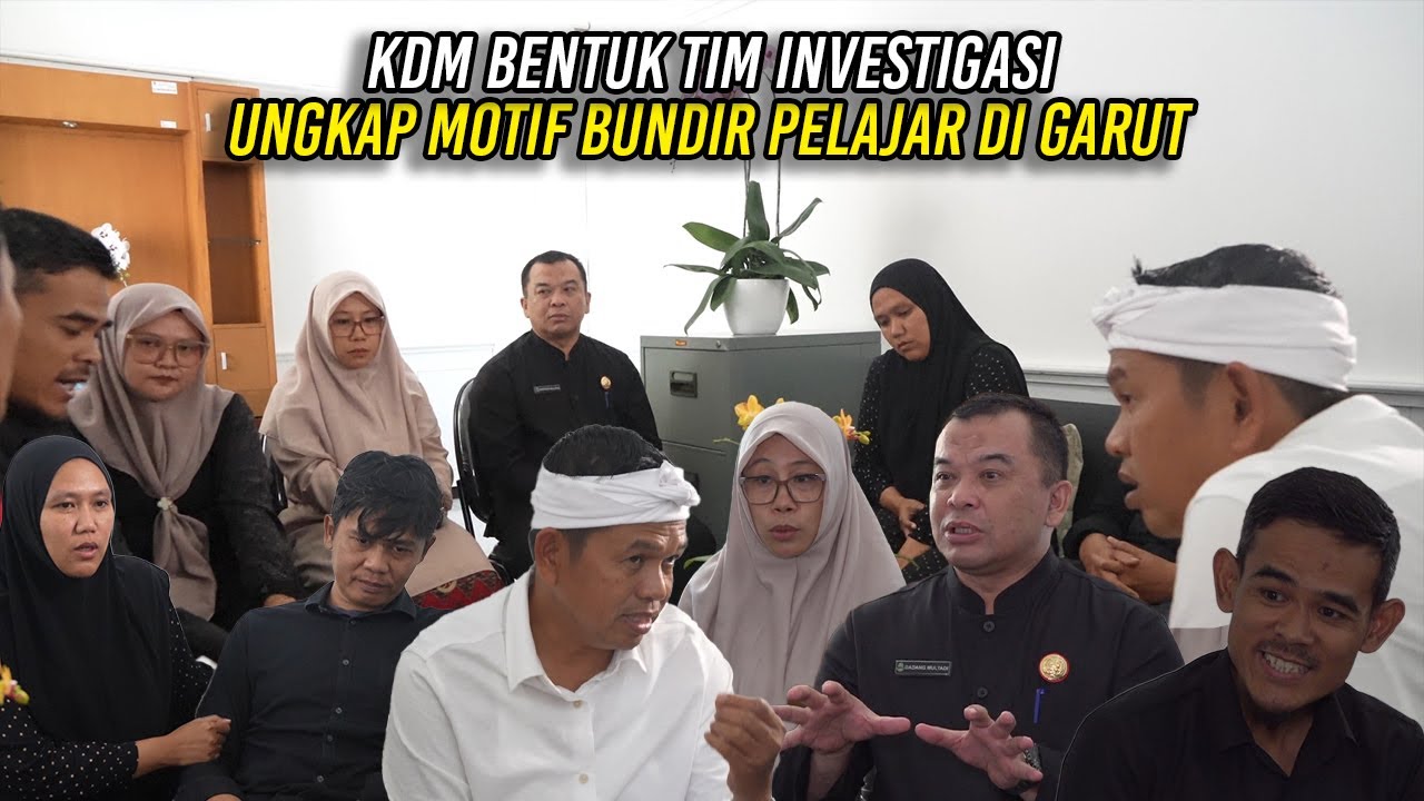 KDM BENTUK TIM INVESTIGASI | UNGKAP MOTIF BUND1R PELAJAR DI GARUT