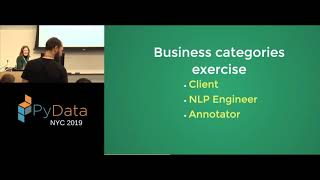 Sumowska, Desikan, Warner, Konstantinovskiy: Role playing Annotation workshop | PyData New York 2019