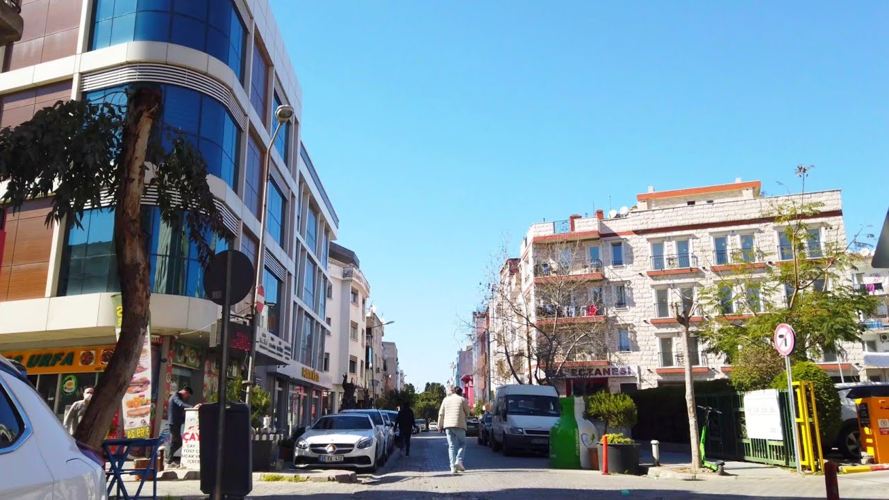 Izmir, तुर्किये | Konak Kahramanlar → Alsancak | पैदल यात्रा 4K