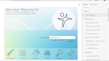 Getting started with JMP Pro