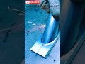 How To Clean Rusted Iron Plate With Laser Welding #shorts