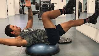 Bosu dead bug