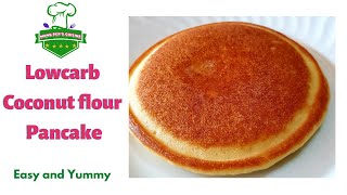 Lowcarb pancake using coconut flour