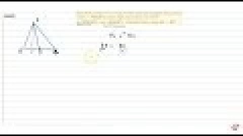 Show that a median of a triangle divides it into    two triangles of equal area. GIVEN : A ` A ...