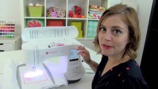 SINGER® LEGACY™ SE300/SE340 Sewing & Embroidery Machine - Selecting & Stitching a Design