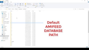 Amibroker Database Settings