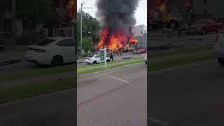 Gas explosion destroys Dallas apartment building, sparks 5-alarm fire | NBC DFW