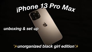 iPhone 13 Pro Max Unboxing &amp; Set Up 2021 | 128gb