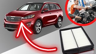 Easy DIY Guide: Replace 2016 - 2020 Kia Sorento Engine Air Filter by Hindsight 101 252 views 1 month ago 1 minute, 36 seconds