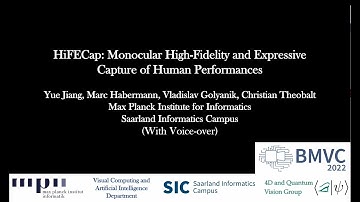 [BMVC 2022] HiFECap: Monocular High-Fidelity and Expressive Capture of Human Performances