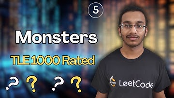 Monsters | Educational Codeforces Round 152 (Div.2) | @TLE_Eliminators CP Sheet | 1000 | Q5