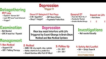 Depression Cases Mind Map