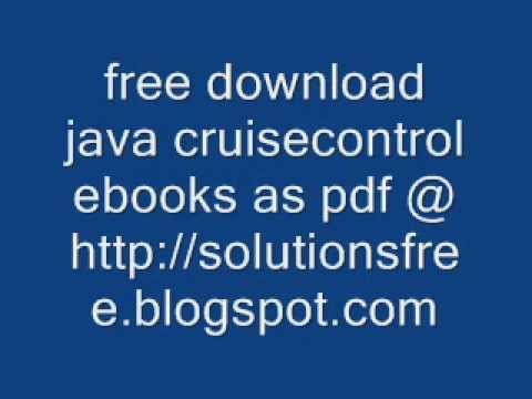 free download java cruisecontrol ebooks as pdf.wmv