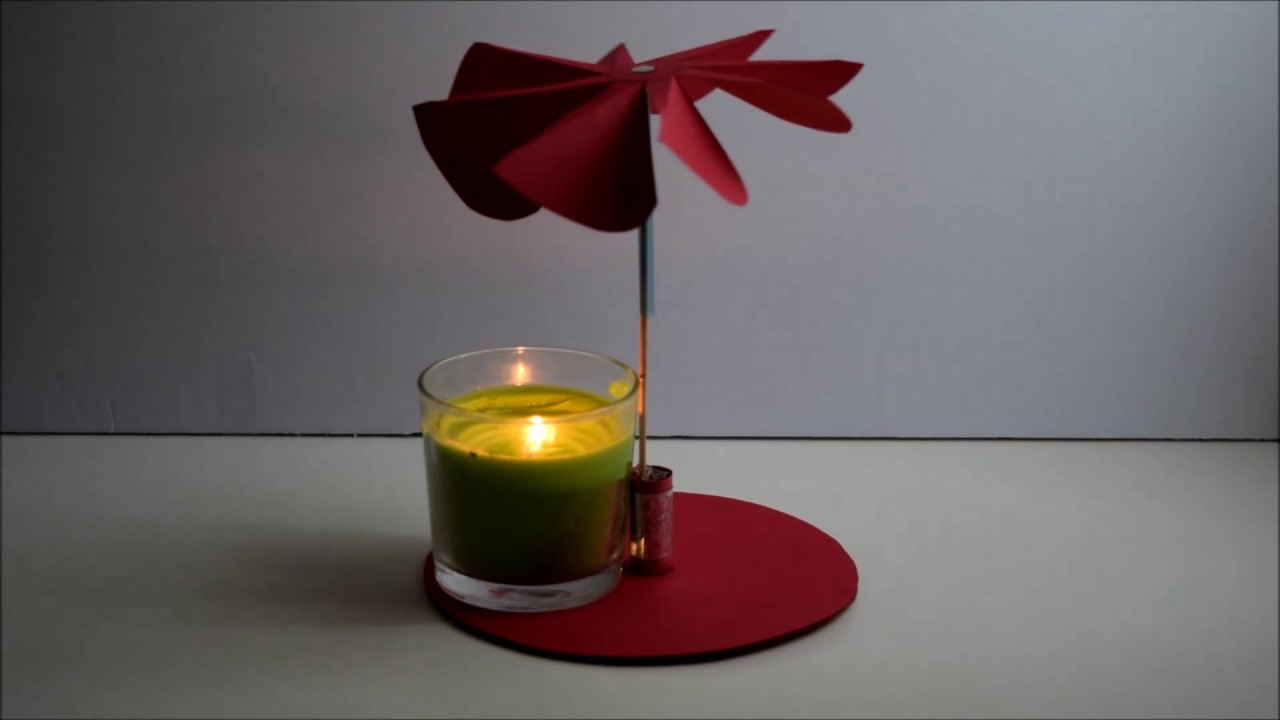 Candle powered pinwheel YouTube
