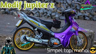 Modif Jupiter Z Super Ungu (Spark ) Simpel Dan Elegant