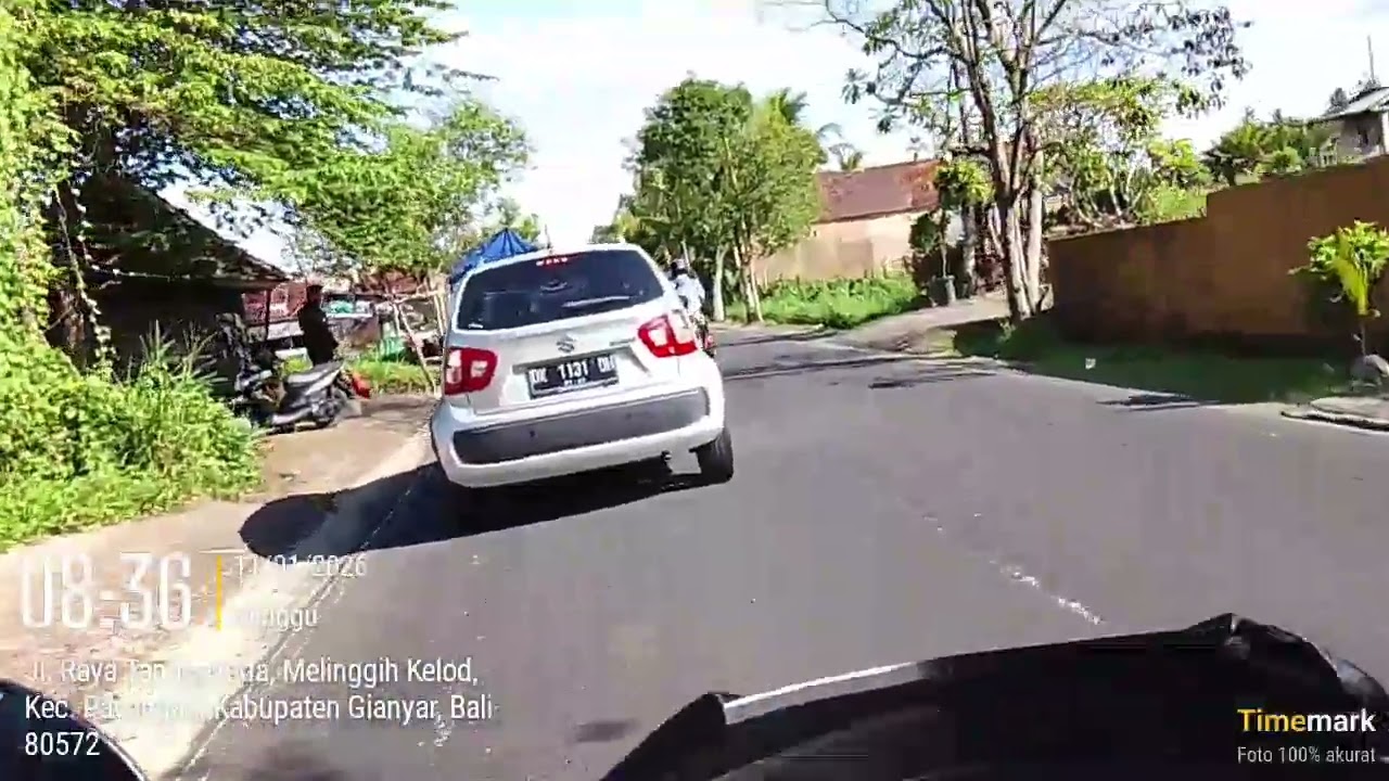 Kedewatan Ubud - Begawan Melinggih kelod Payangan Gianyar, motovlog perjalanan pagi hari.