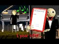 BALDI'S FANCY RESTAURANT!! HE CAN PLAY THE PIANO!! 1 year later...