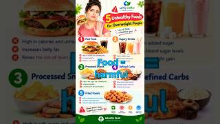 5 Unhealthy Foods to Avoid If You’re Overweight ⚠️ | Healthy Eating Tips