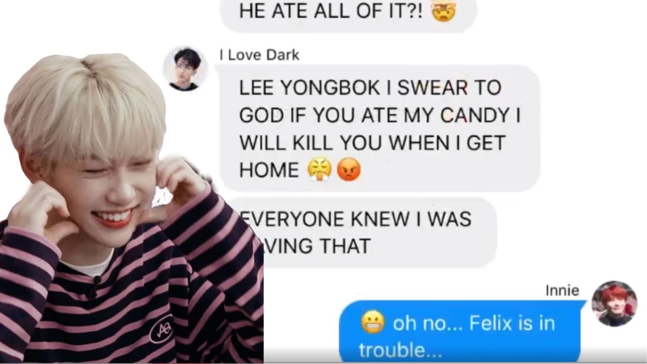 The One Where Felix Eats All of the Candy [SKZ Text Story]