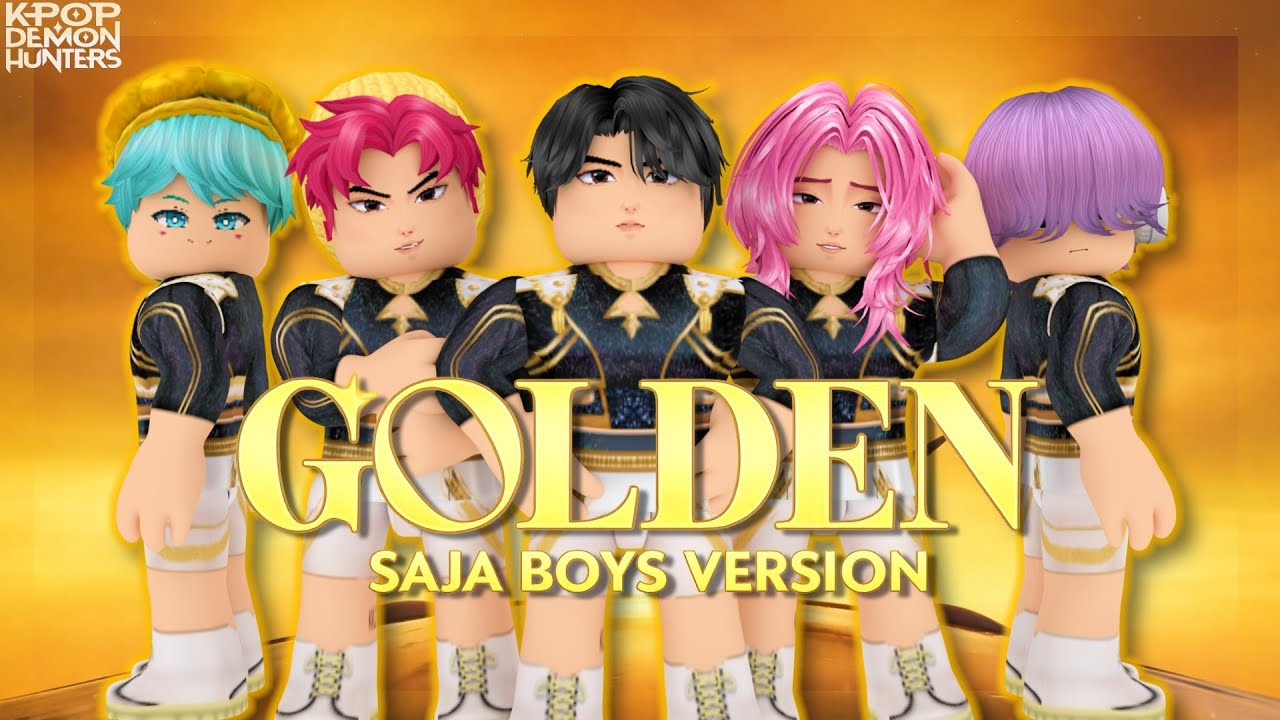 Golden (Saja Boys Version) | KPop Demon Hunters Animation | Roblox