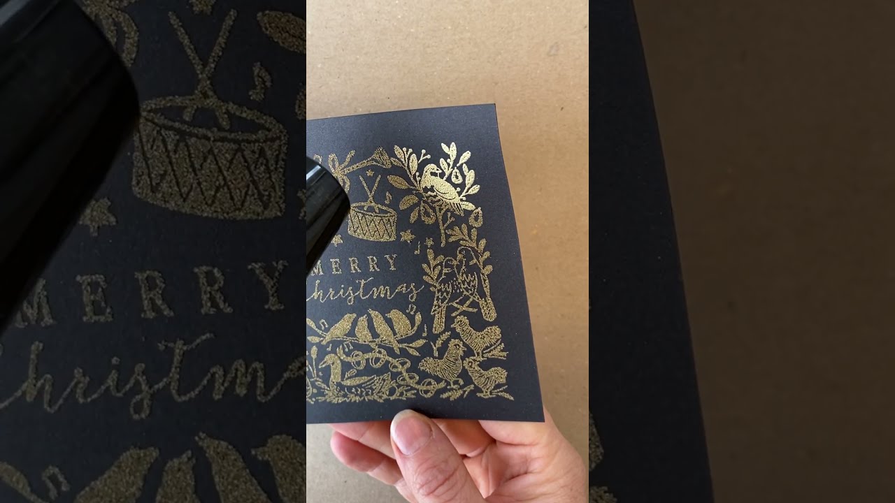 12 Days of Christmas Card with Gold Embossing | The English Stamp Co ✨🎄