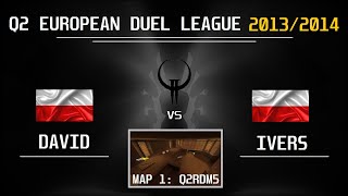 QUAKE2 | EDL #12 Groupstage 4th match | David vs Ivers - 1st map q2rdm5