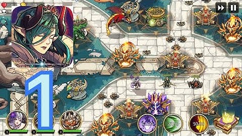 Kingdom War Tower: Gameplay Walkthrough Part 1 -Tutorial,(IOS,Android)