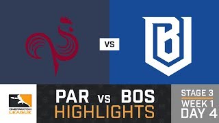 HIGHLIGHTS Paris Eternal vs. Boston Uprising | Stage 3 | Week 1 | Day 4 | Overwatch League