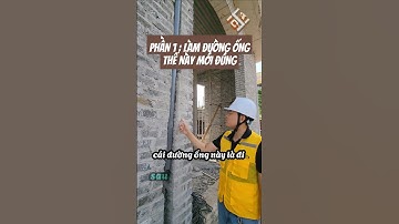 Cách làm đường ống thoát nước mưa tiết kiệm #construction #nhadep #xaydung #xaynhatrongoi
