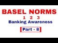 BASEL NORMS 1 2 3 - All you Need know | Banking Awareness Part 8 [In Hindi]