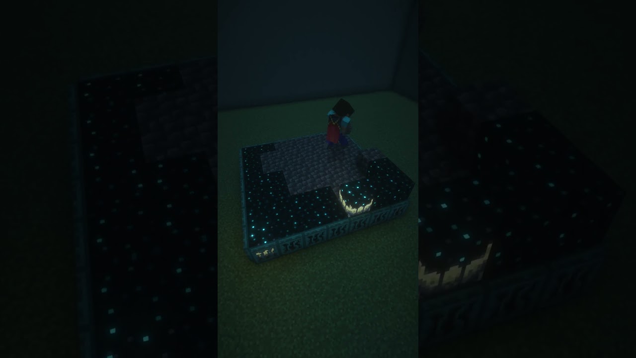 Minecraft Deep Dark Mini Biome🌌 