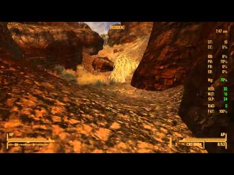 Fallout New Vegas - Bleed Me Dry - How to reach cazador lair from the Red Rock Canyon