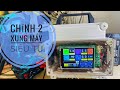Cách chỉnh 2 xung máy hàn siêu tụ