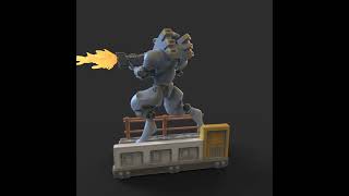 MSDF Type 303 Static Pose 3D Printable