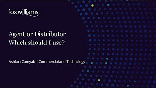 Agent or Distributor | Which should I use?