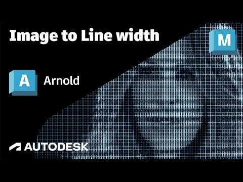 Arnold Tutorial - Image to Line width in Maya