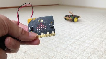 2台のmicrobit で無線コントロールする２変速スマートカー