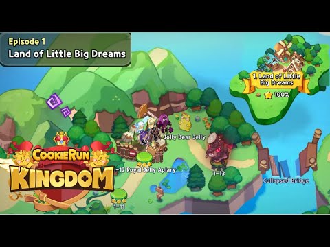 Cookie Run Kingdom Episode 1 Land Of Little Big Dreams Gameplay Youtube